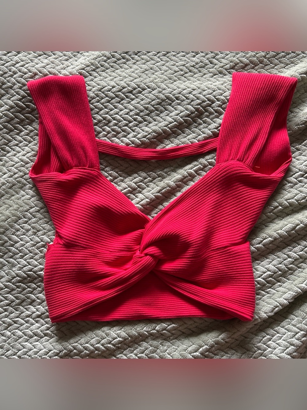 red crop top